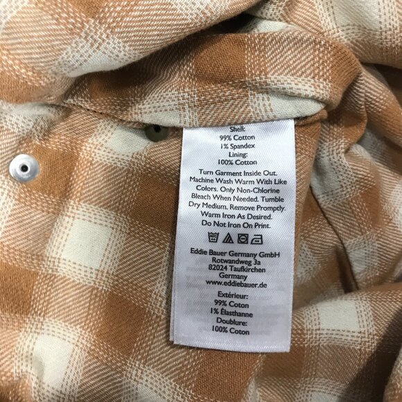 Eddie Bauer Jeans Womens 6P Blue Denim Boyfriend Flannel Lined Mid Rise Straight - Picture 7 of 13